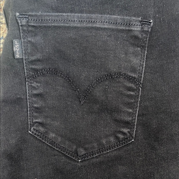 Levi's Black Skinny Jeans Classic Style - Picture 4 of 12